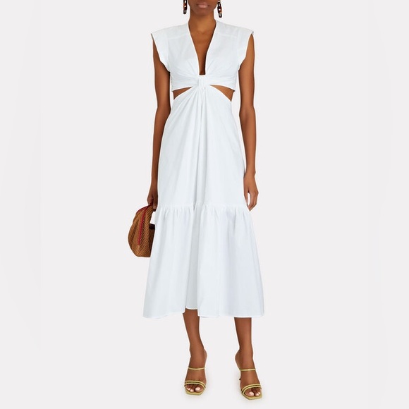 NWT A.L.C. Alexandria Dress in White Size 4 - Picture 2 of 11